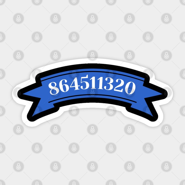 Blue Ribbon Winner 864511320 Sticker by aaallsmiles